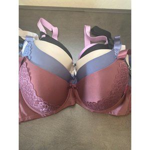 Bundle of Five Lace Detail Bras